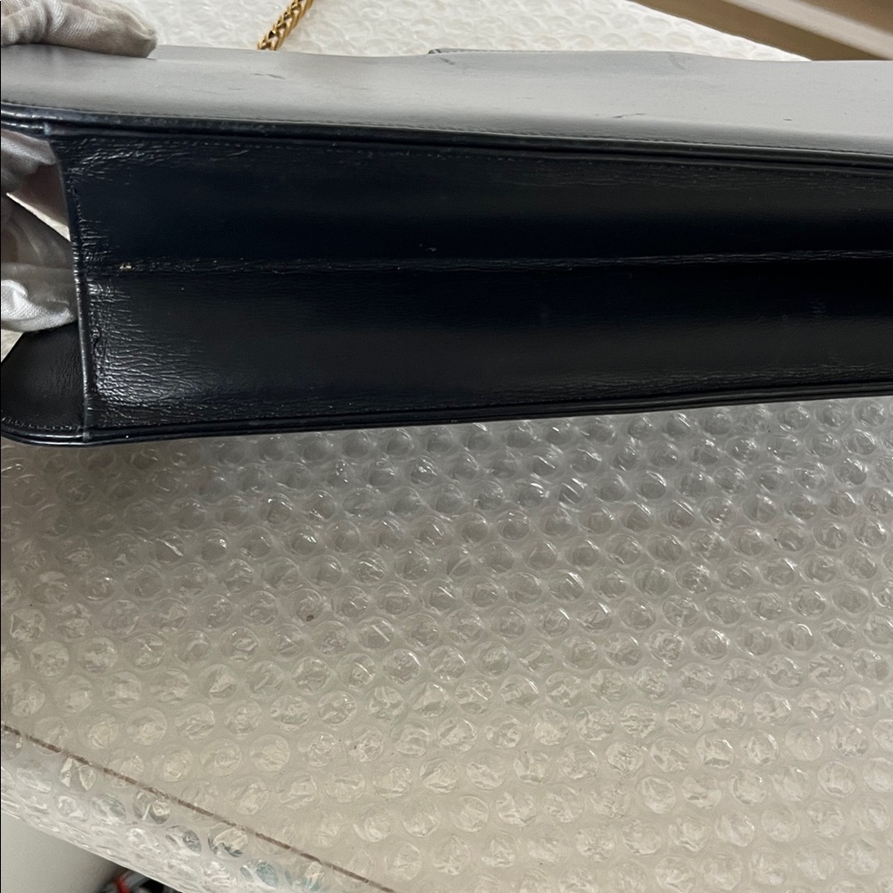 Cartier Inky Blue Leather Flap Bag Purse / Clutch - Picture 13 of 16